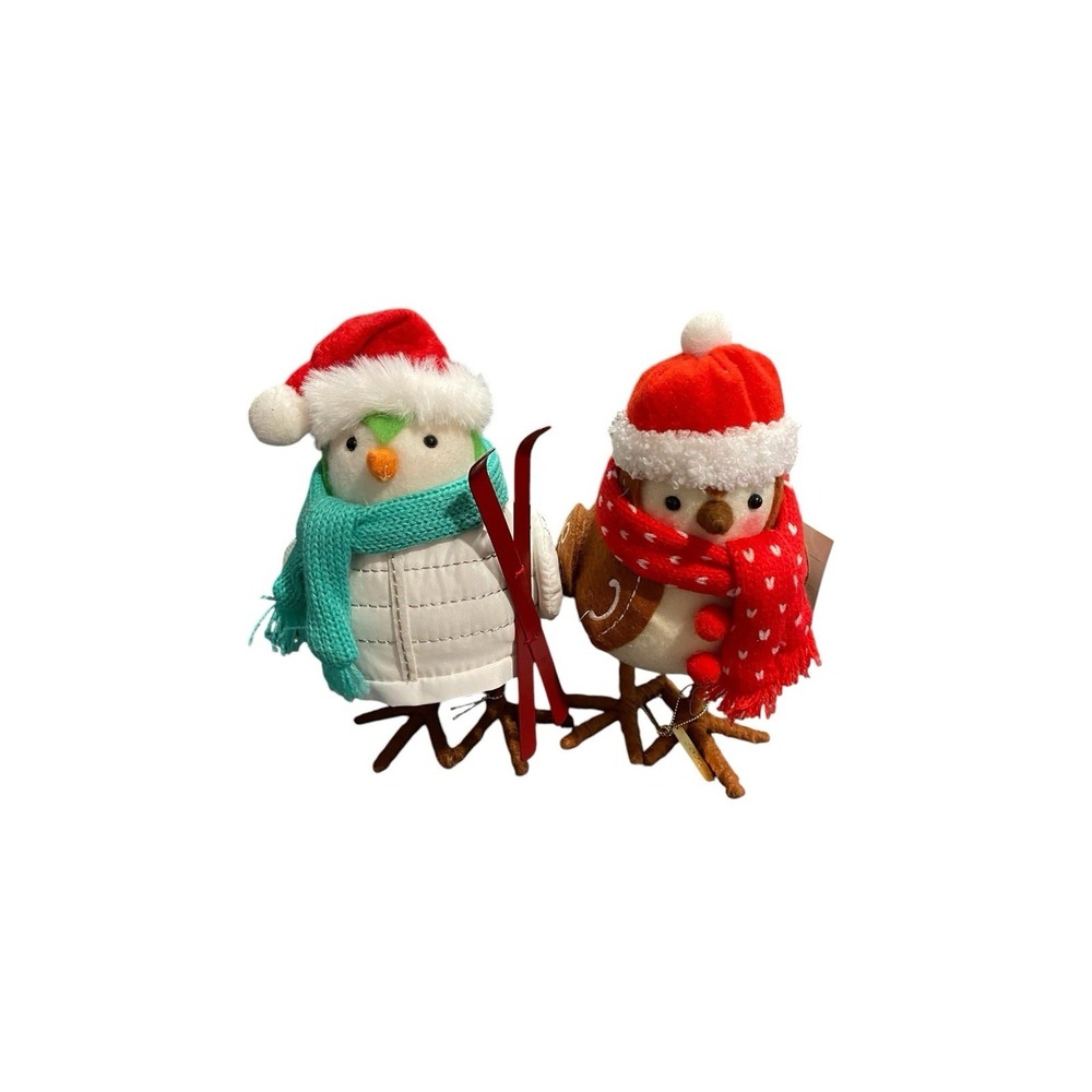 Wonder Shop Featherly Friends Snap & Powell Bird Christmas 2020 2023 NWT
